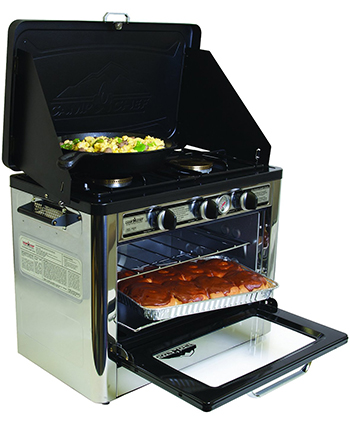 Camp Chef Outdoor Oven with 2 Burner Camping Stove